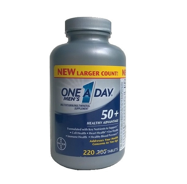 One A Day Men's 50+ Healthy Advantage là sự lựa chọn hoàn hảo cho nam giới 50+