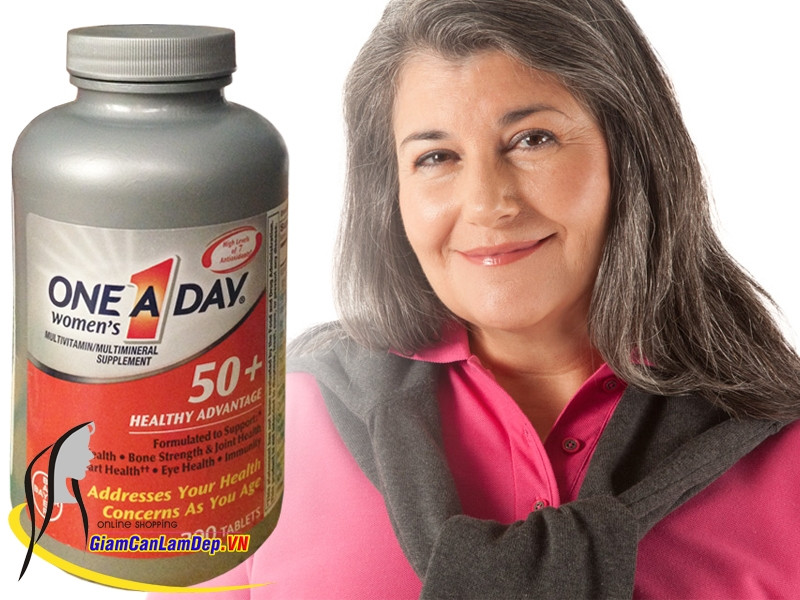 One A Day Women's 50+ Heathy Advantage là sự lựa chọn hoàn hảo cho phụ nữ ngoài 50