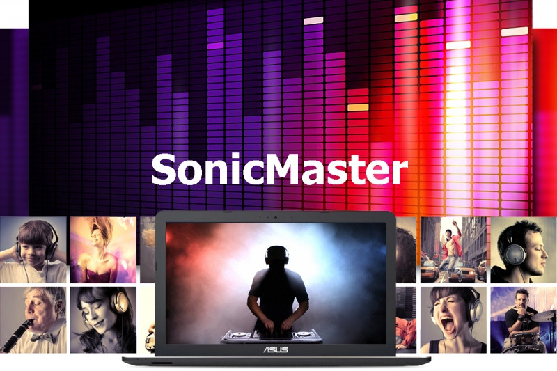 Âm thanh hoàn hảo với công nghệ Asus SonicMaster