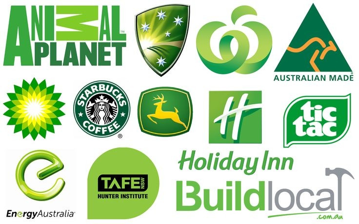 Những thương hiệu nổi tiếng sử dụng màu xanh lá cây