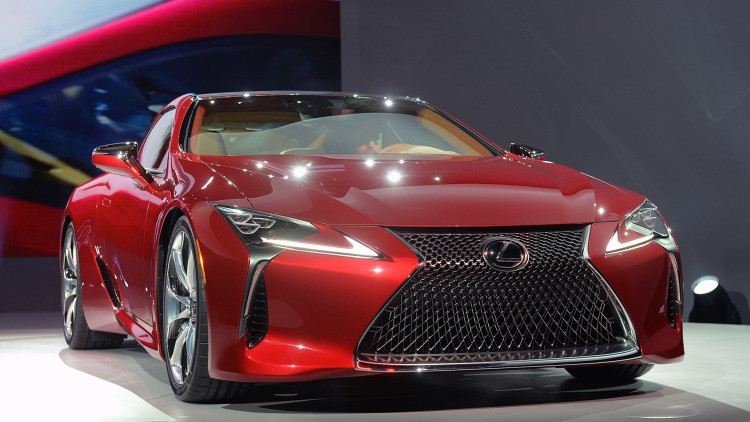 Lexus LC 2017 có thiết kế khí động học cực kỳ ấn tượng