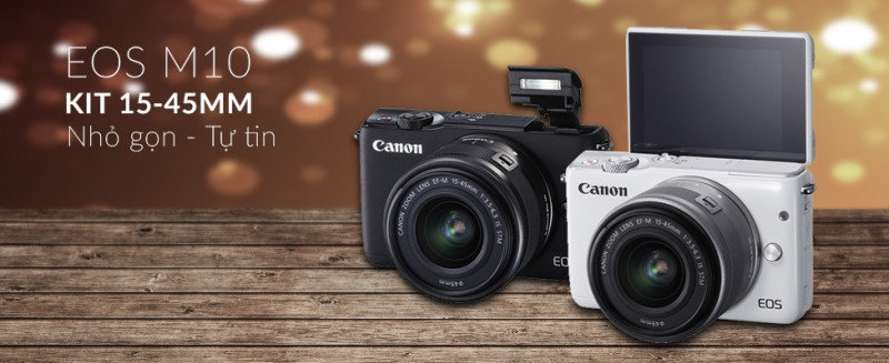 Máy ảnh EOS M10 là mẫu nhẹ nhất trong dòng EOS nhưng nó thuộc dòng máy ảnh mirrorless Canon