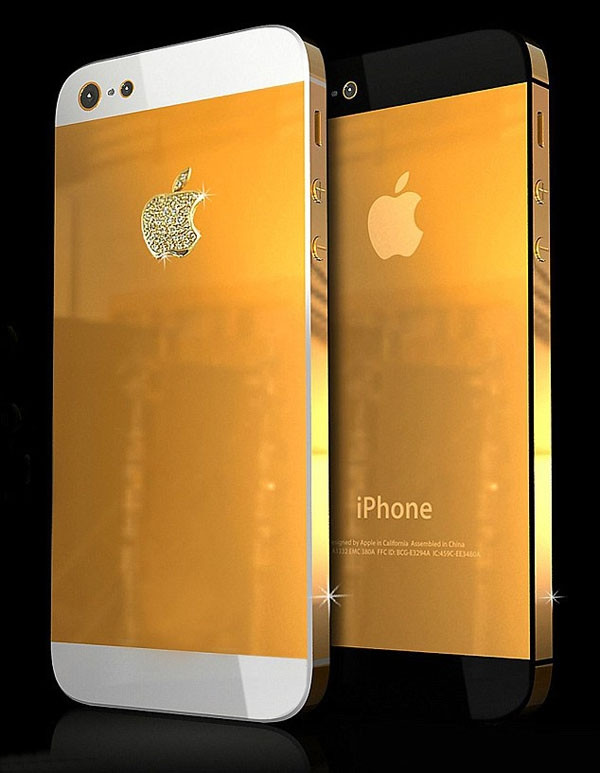 Vỏ vàng bọc iPhone