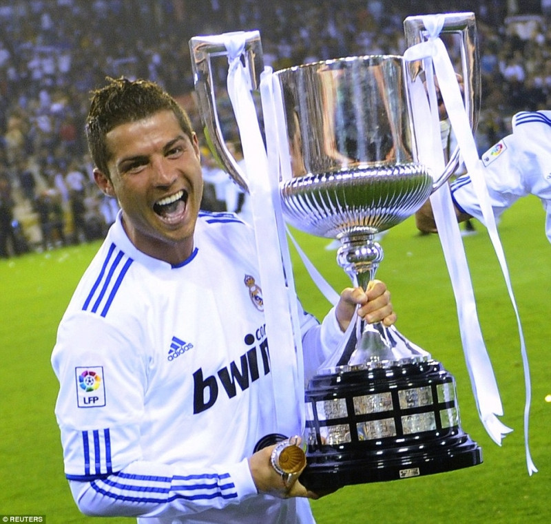 Chiếc cúp vô địch La Liga duy nhất của Ronaldo đã giành được