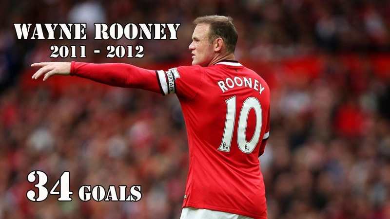 Mùa giải bùng nổ của Rooney với 34 bàn thắng