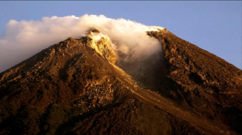 Hình ảnh núi lửa Mt.Merapi
