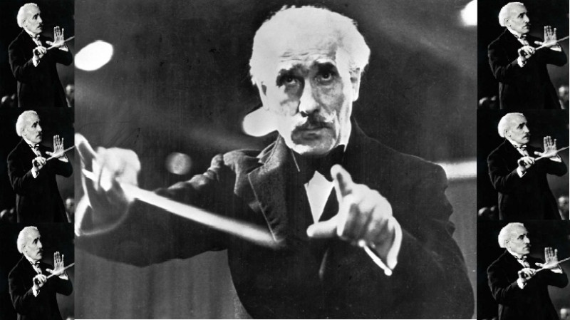 Hình ảnh nhạc trưởng Arturo Toscanini