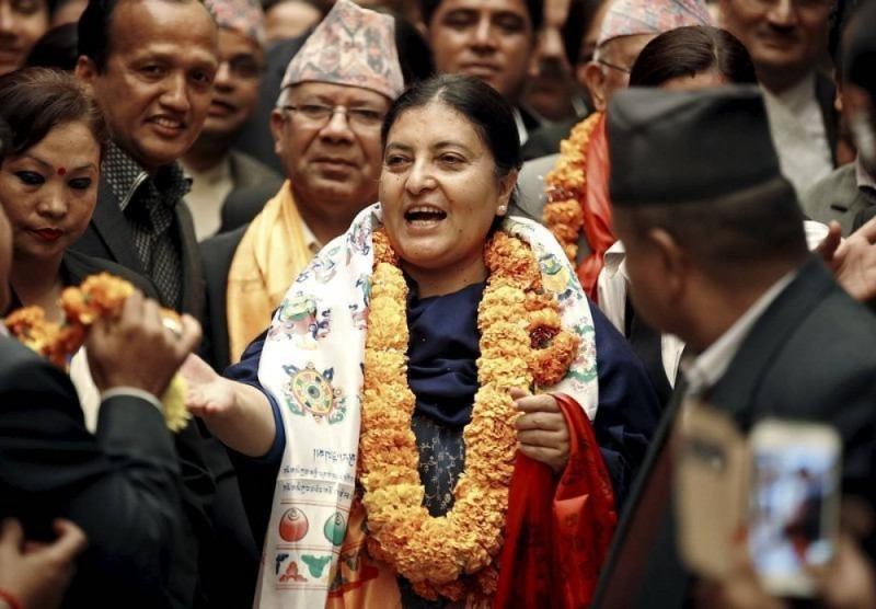 Bidhya Devi Bhandari là nữ thổng thống Nepal đầu tiên trong lịch sử (Nguồn: Sưu tầm)