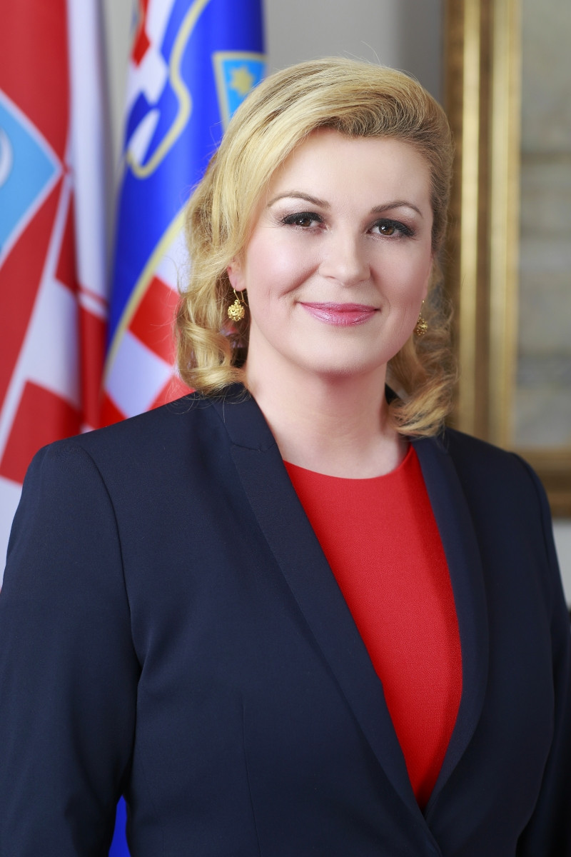 Bà Kolinda Grabar-Kitarovic là nữ tổng thống đầu tiên của Croatia (Nguồn: Sưu tầm)