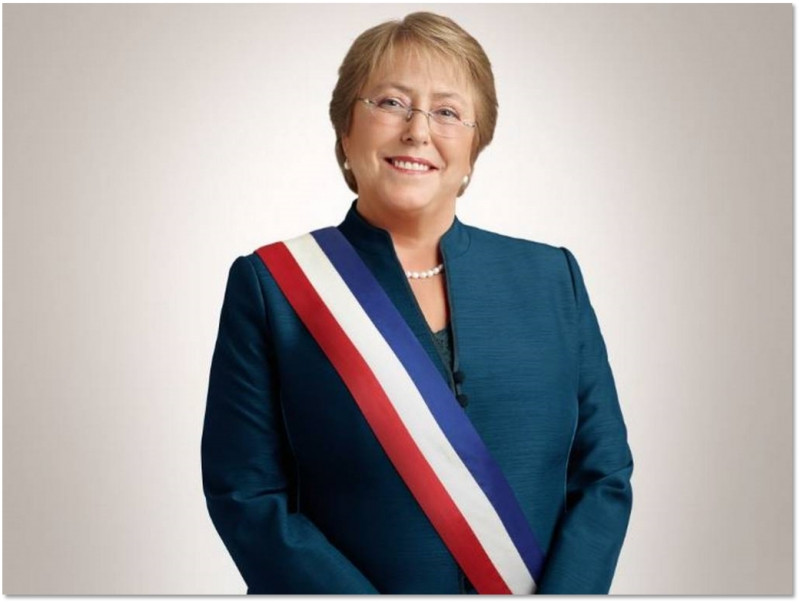Bà Michelle Bachelet là nữ tổng thống của Chile (Nguồn: Sưu tầm)