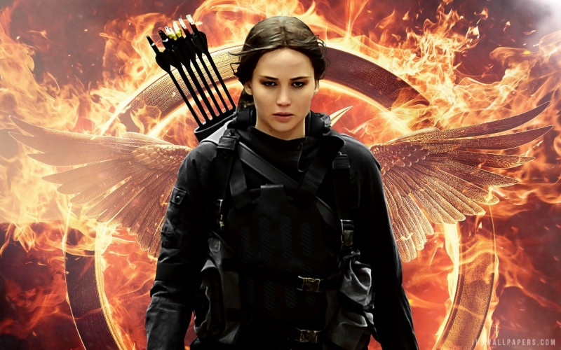 Jennifer Lawrence trong phim The Hunger Game
