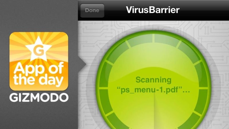 VirusBarrier là một trong những phần mềm diệt virus cho điện thoại Iphone