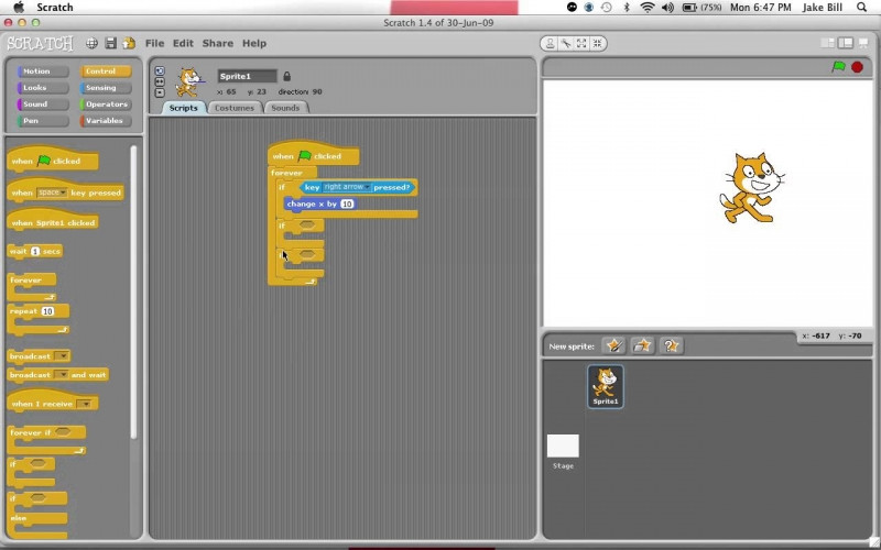 Phần mềm làm phim hoạt hình miễn phí Scratch
