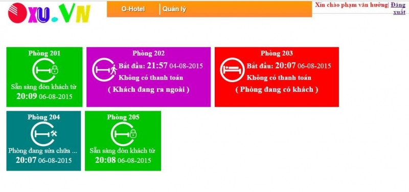 Ứng dụng quản lý đặt phòng