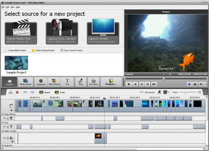 AVS Video Editor giúp xử lí các video để có thể xem trên nhiều thiết bị khác nhau.