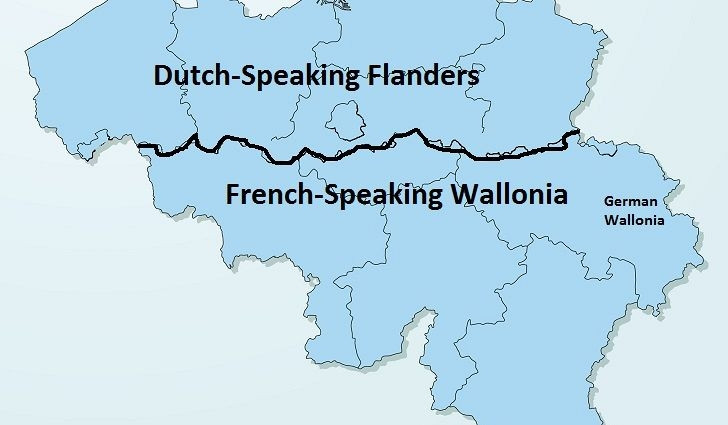 Cư dân Bỉ nói hai thứ tiếng khác nhau