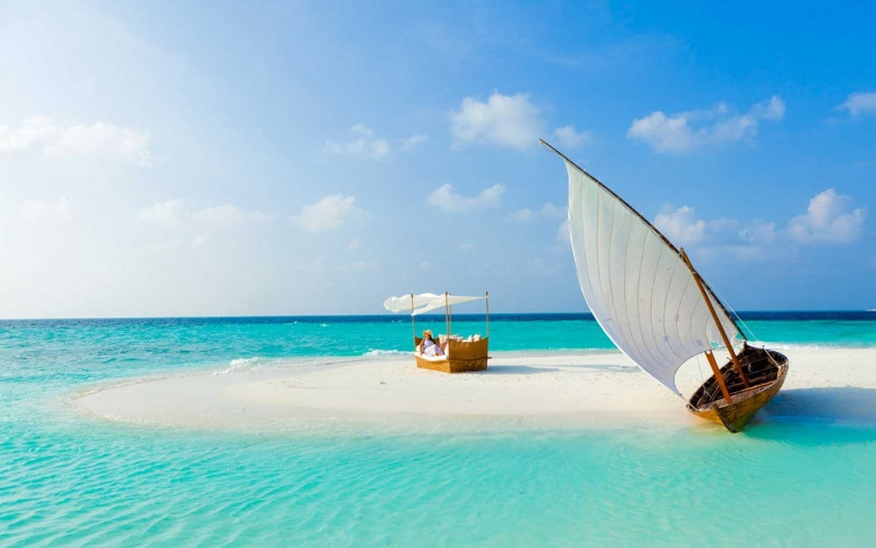Du lịch thiên đường ở biển Maldives