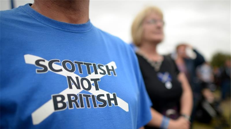 Người dân Scotland biểu tình giành độc lập
