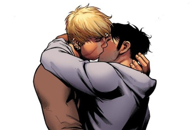 Nụ hôn đầu tiên trong Avengers: The Children's Crusade #9