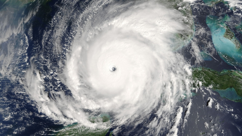 Hình ảnh cho thấy quy mô khổng lồ của cơn bão Rita.