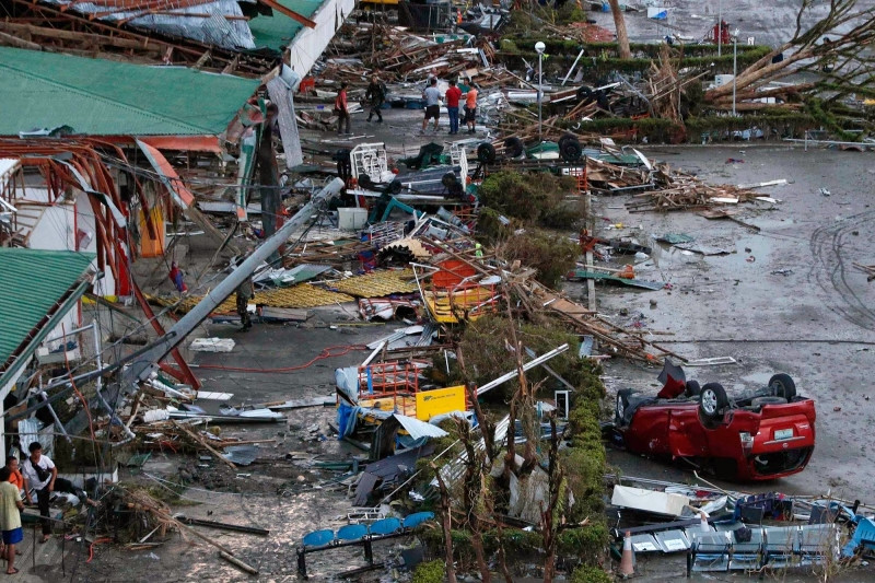Hậu quả để lại của siêu bão Fengshen ở Phillipines.