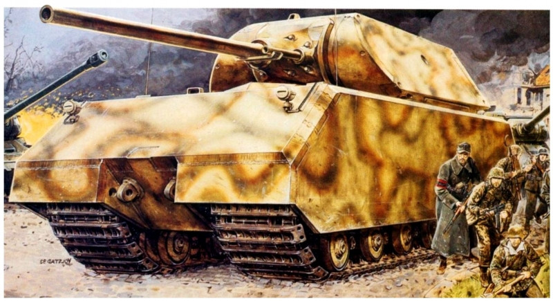 Siêu tăng Panzer VIII Maus của Đức Quốc Xã.