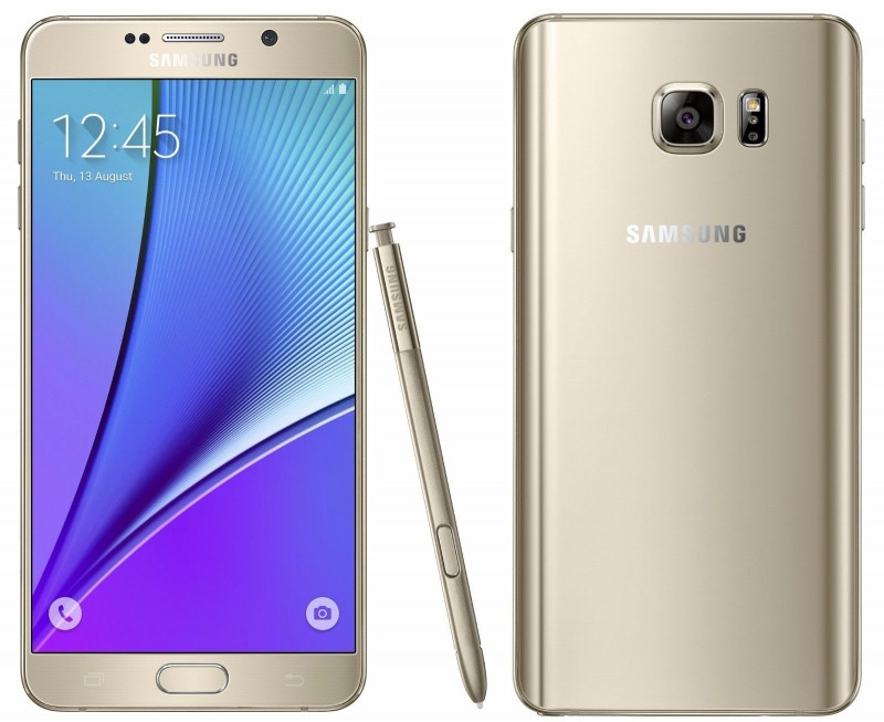 Samsung Galaxy Note 5 vàng