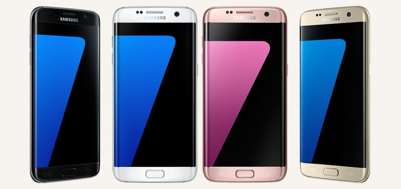 Màu sắc các sản phẩm Samsung Galaxy S7 edge