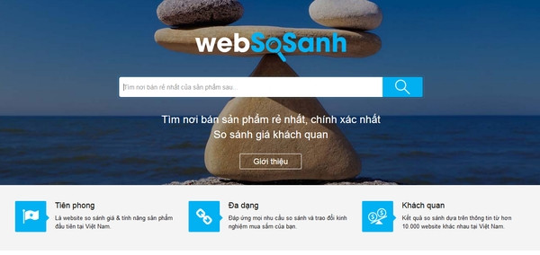 Websosanh giúp người tiêu dùng tìm ra nơi bán rẻ và chính xác