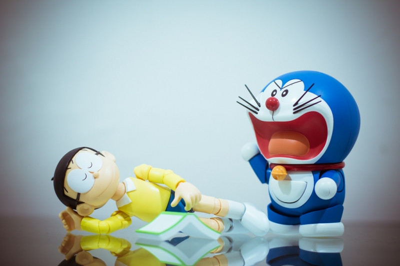 Không biết Doraemon có chịu nổi cậu bé Nobita tinh nghịch hay không ?