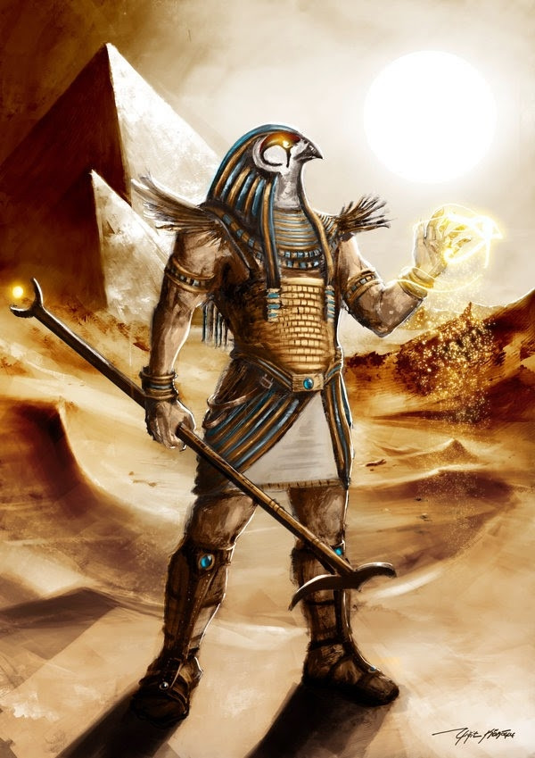 Pha-ra-ông là hóa thân của vị Thần trời Horus