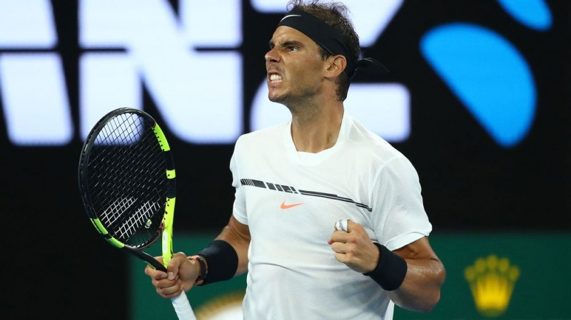 Nadal đã trở lại đầy mạnh mẽ ở giải Úc mở rộng