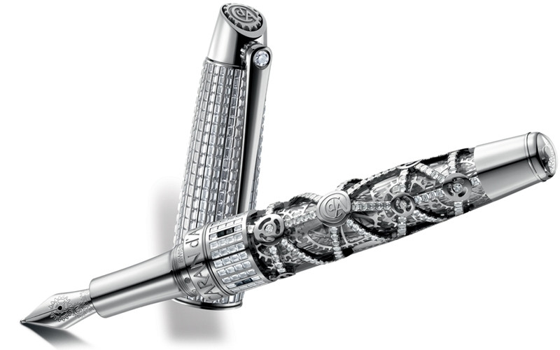 Bút Caran d' Ache 1010 Diamonds Limited Edition Fountain - Cây bút thuộc top 10 bút đắt nhất thế giới (Nguồn: Sưu tầm)