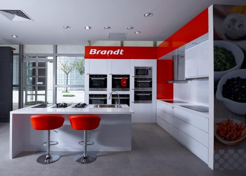 Brandt nổi tiếng với các thiết bị nhà bếp hiện đại, đẹp mắt, sang trọng.