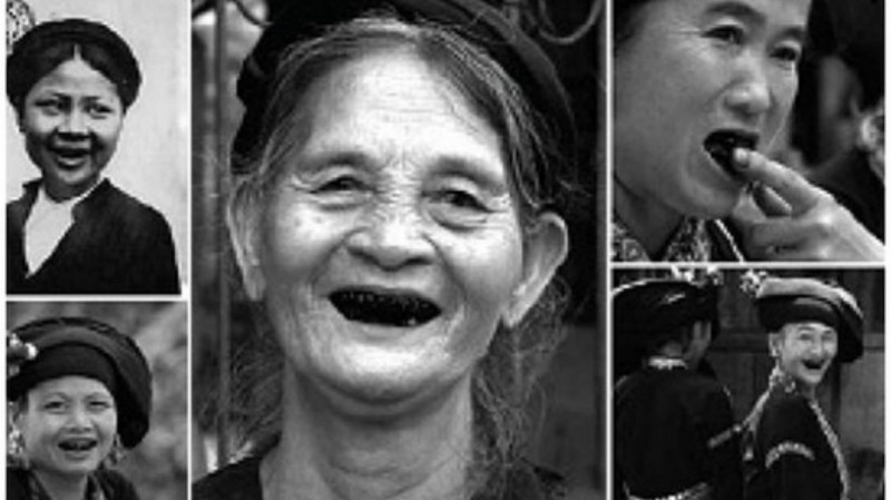 Hàm răng đen bóng của phụ nữ Việt xưa