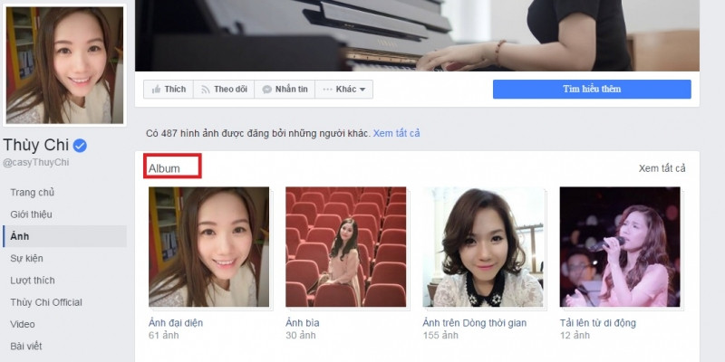 Bạn có thể lưu trữ các album ảnh trên Facebook