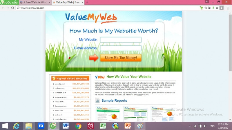 Value My Web