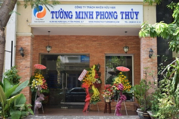 Mặt tiền của công ty Tường Minh Phong Thủy