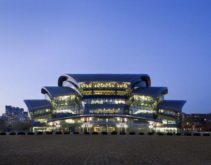 Kiến trúc độc đáo của Đại học Sungkyunkwan.