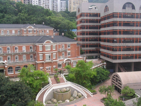 Khuôn viên trường Đại học Hong Kong.