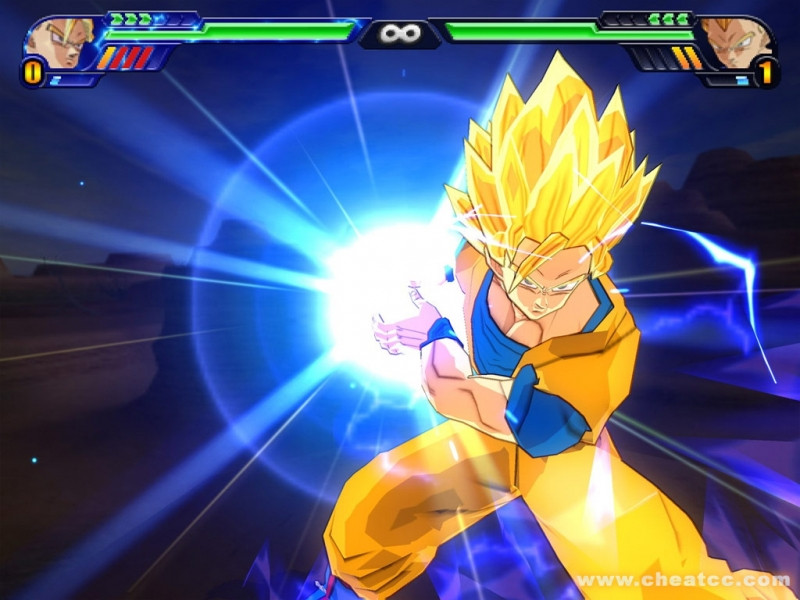 Một pha cuồng nộ của Goku trong game.