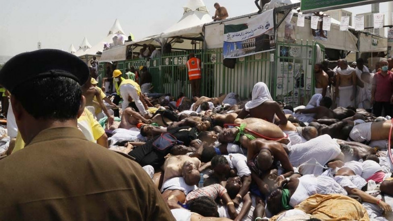 Thi thể người chết tại thảm kịch trong lễ hành hương tại thánh địa Mecca năm 2015