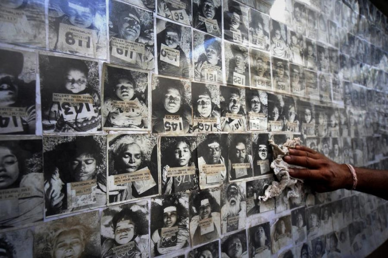 Đài tưởng niệm những nạn nhân xấu số trong thảm họa rò rỉ khí độc ở Bhopal