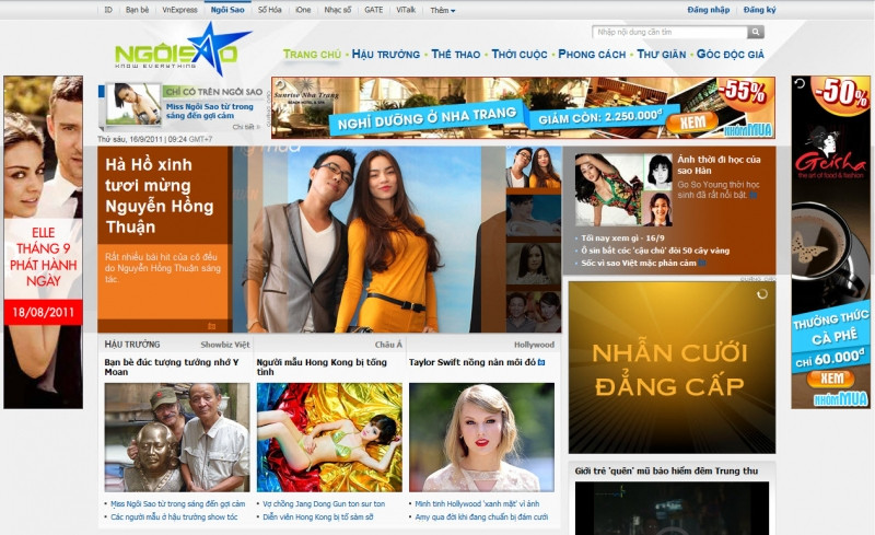 Đây là trang thông tin giải trí dành cho bạn trẻ Việt Nam