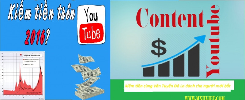 Xu hướng kiếm tiền trên YouTube 2016