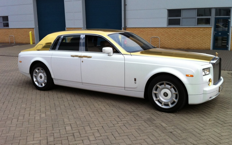 Xe Roll-Royce Phantom Solid gold có giá 8,2 triệu USD