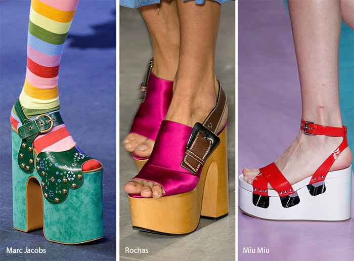 Một trong những xu hướng thời trang giày hot nhất hiện nay là sự trở lại của giày platform