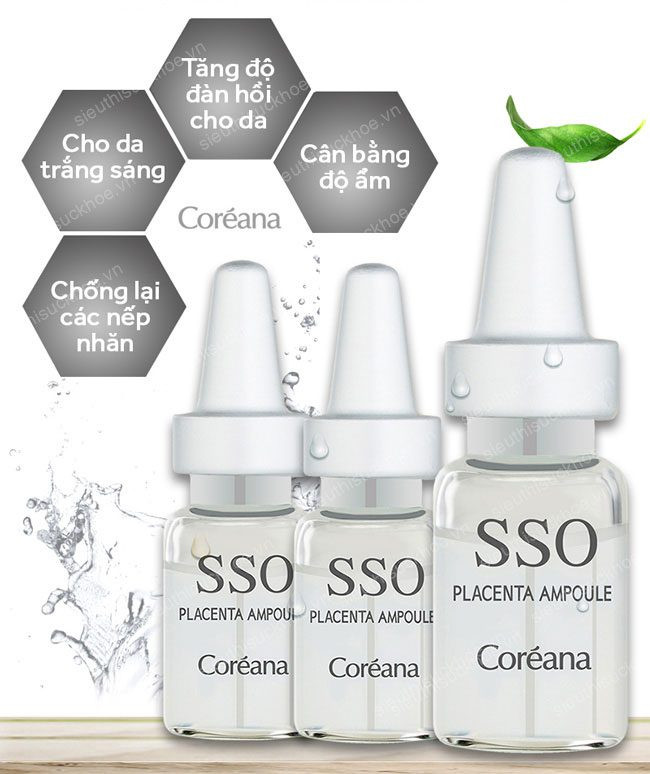 Bộ serum Coreana dưỡng trắng da