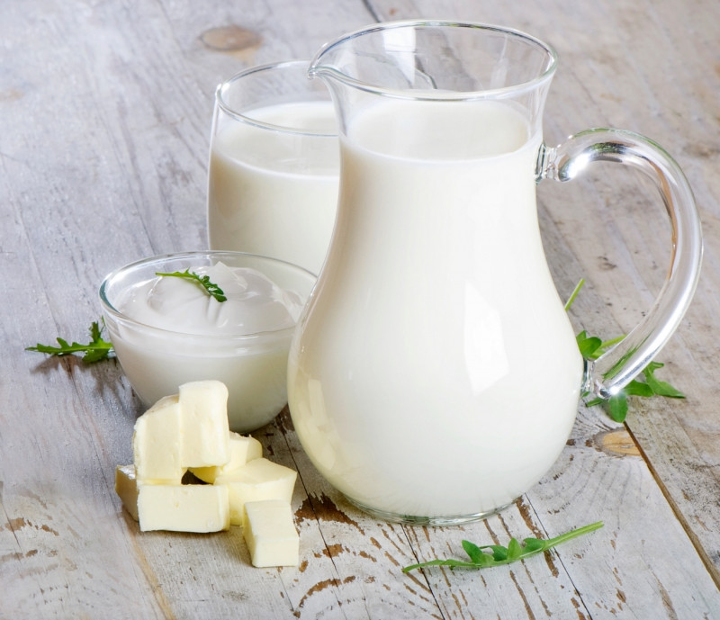Sữa- Nguồn thực phẩm giàu protein và chất béo.