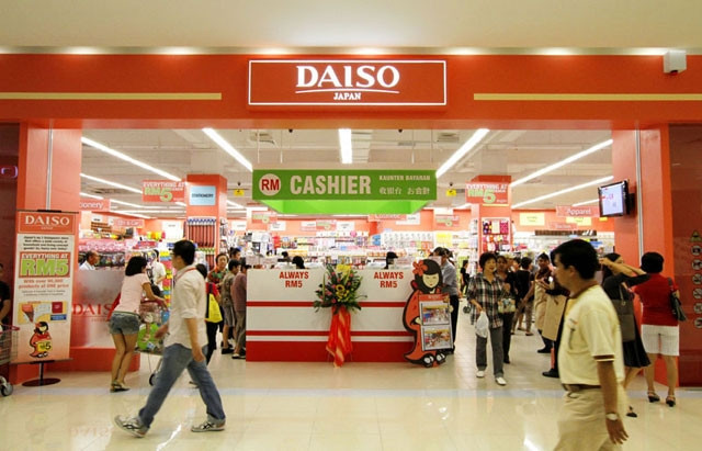 Cửa hàng tiện ích đồng giá Daiso của Nhật Bản
